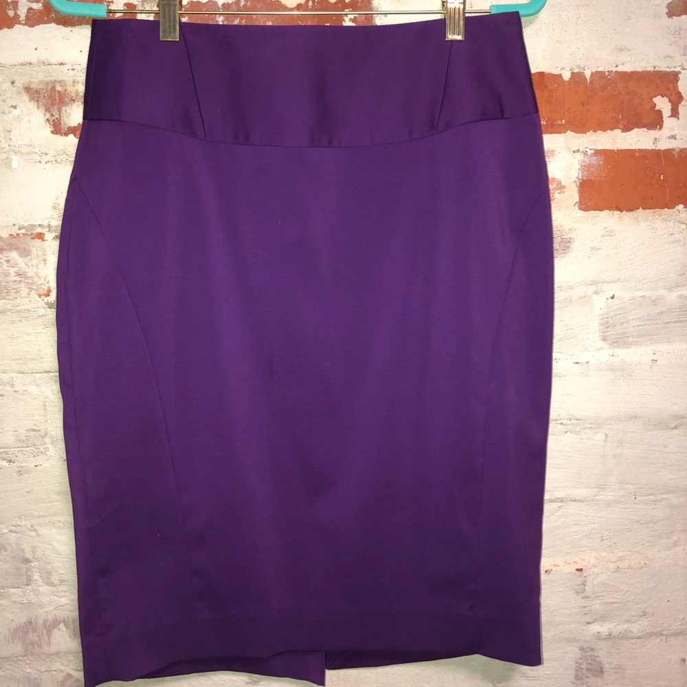 The Limited purple pencil skirt